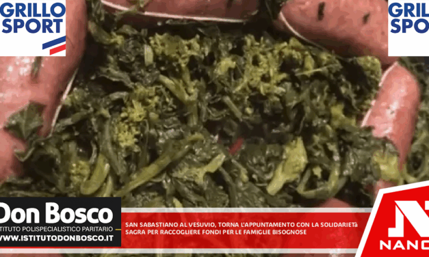 San Sebastiano al Vesuvio, torna l’appuntamento con la solidarietà Sagra per raccogliere fondi a favore delle famiglie bisognose