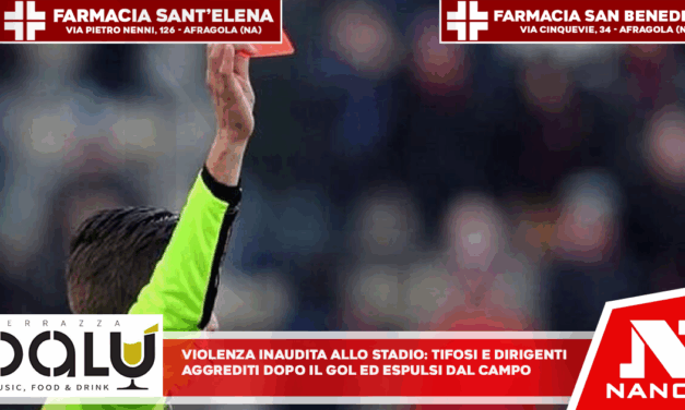 Violenza inaudita allo stadio: tifosi e dirigenti aggrediti dopo il gol ed ‘espulsi’ dal campo