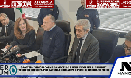 Gratteri: “Minori carne da macello e utili idioti per il crimine” “Trend in crescita per carenza educativa e perché rischiano meno”