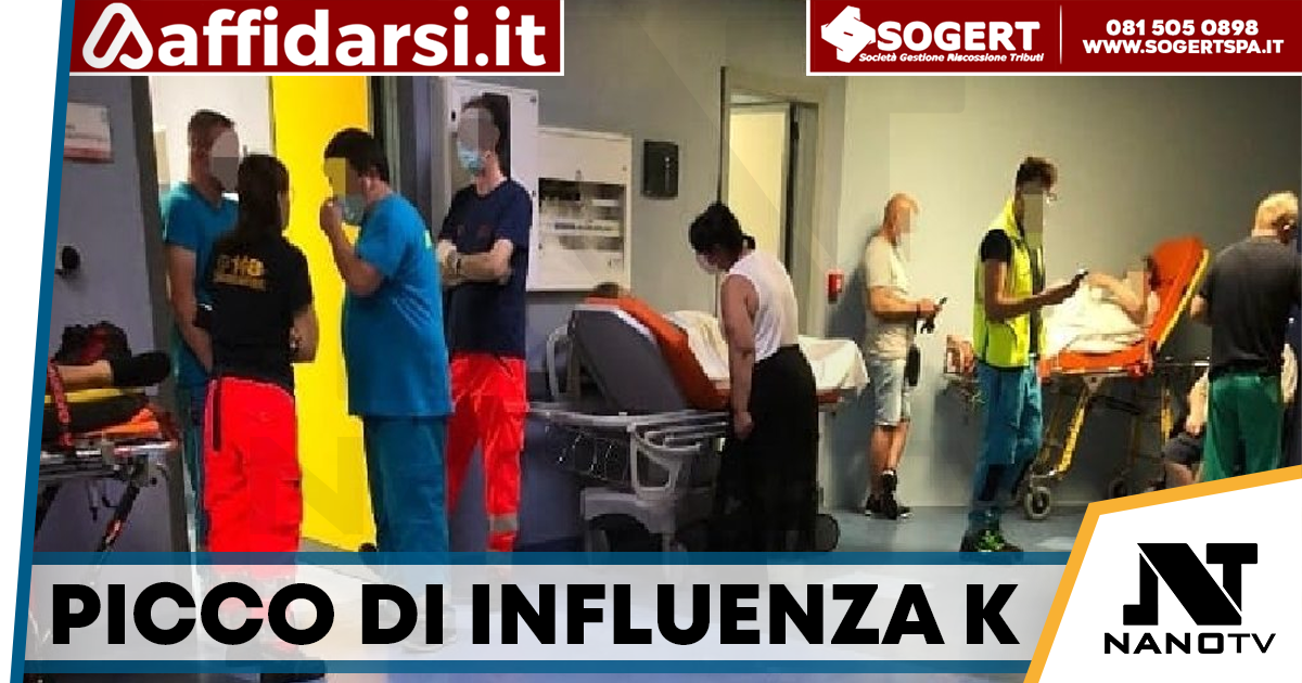 Influenza K, picco di accessi negli ospedali: l’appello a non intasare i Pronto soccorso