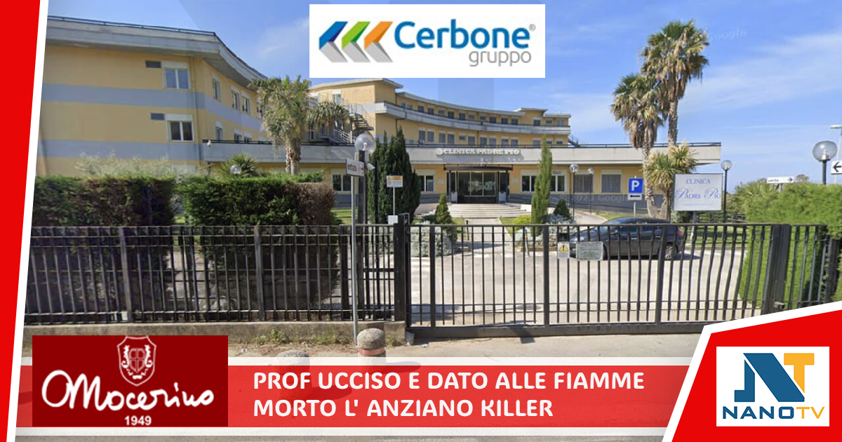 Prof. ucciso e dato alle fiamme, morto l’anziano killer