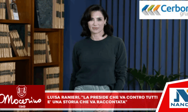 Luisa Ranieri, “la preside che va contro tutti è una storia che va raccontata” Carfora: “Servirebbe una scuola dell’obbligo fino a 18 anni”