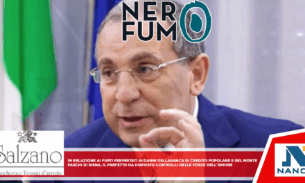 In relazione ai furti perpetrati nella scorsa notte ai danni delle agenzie della Banca di Credito Popolare e del Monte dei Paschi di Siena, il Prefetto di Napoli, Michele di Bari, ha disposto il controllo del territorio da parte delle Forze di polizia.