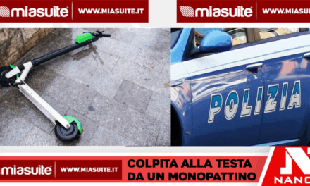 Fuorigrotta -Monopattino precipita da 8 metri d’altezza, donna ferita alla testa e alla spalla: è grave.