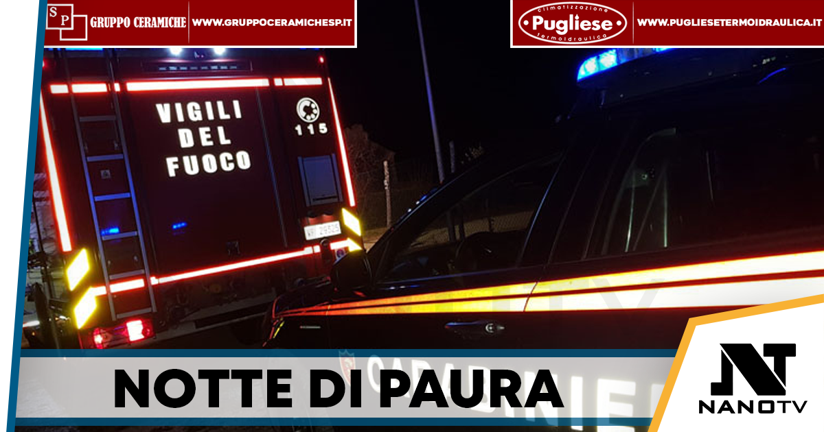 Bomba carta nell’atrio di un condominio a Montoro: portone divelto, panico nella notte