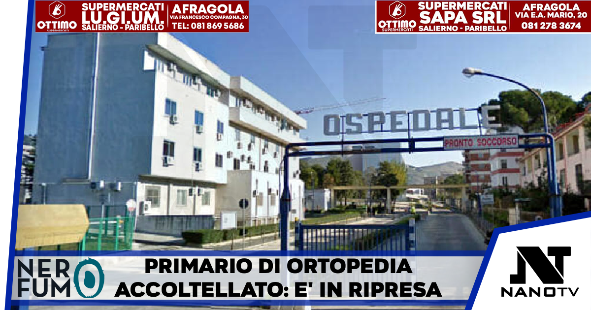Primario di Ortopedia accoltellato: è in ripresa