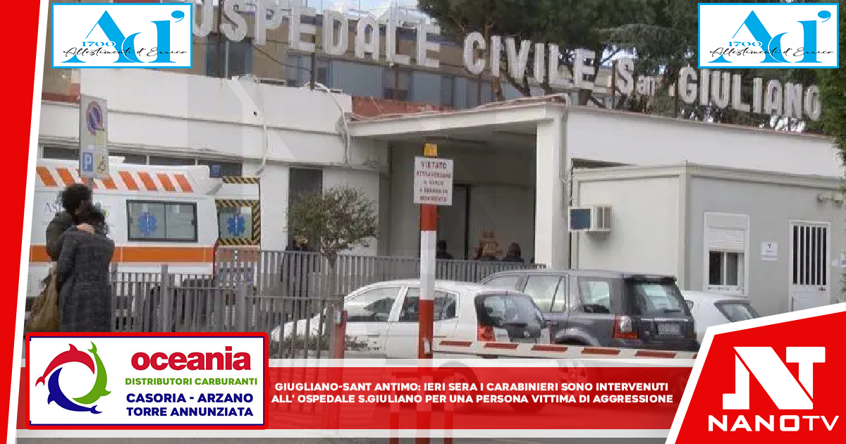 Giugliano in Campania – Sant’Antimo: Ieri sera i carabinieri sono intervenuti nel pronto soccorso dell’ospedale San Giuliano di Giugliano per una persona vittima di un’aggressione.