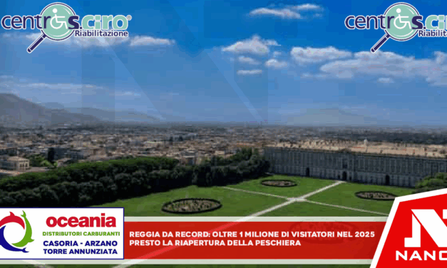 Reggia da record: oltre 1 milione di visitatori nel 2025. Presto la riapertura della Peschiera