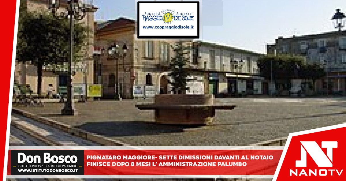 Pignataro Maggiore – Sette dimissioni davanti al notaio, finisce dopo otto mesi l’amministrazione Palumbo