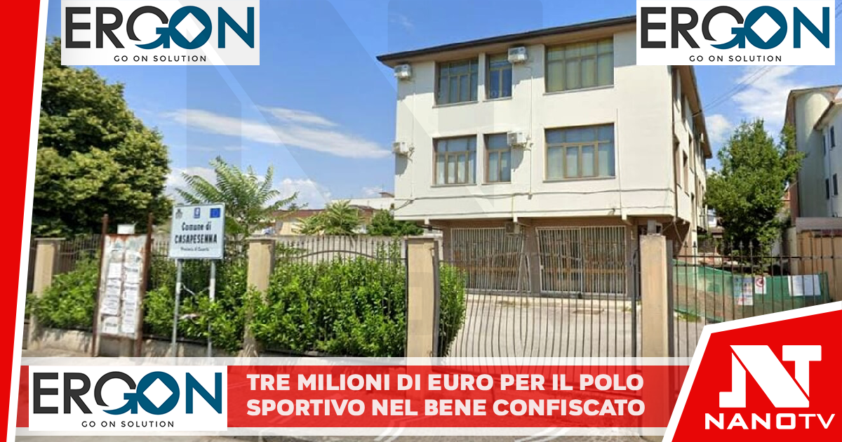 Tre milioni di euro per il polo sportivo nel bene confiscato