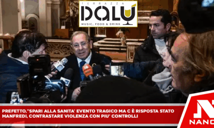 Prefetto, ‘spari alla Sanità evento tragico ma c’è risposta Stato’ Manfredi, ‘contrastare violenza con più controlli e forze polizia’