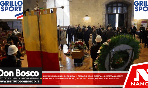 Ex vicesindaco Napoli suicida, l’omaggio della città alla Camera ardente La figlia di Rosa Russo Iervolino: “Persona onesta, mamma si fidava ciecamente di lui”