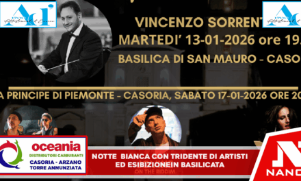 Notte Bianca con tridente di artisti ed esibizione in Basilica, Casoria presenta la sua Festa di San Mauro 2026. Bene: “Città ha recuperato attrattiva ed identità con gli eventi”