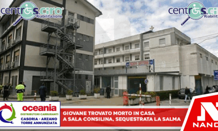 Giovane trovato morto in casa a Sala Consilina, sequestrata la salma