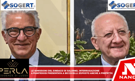 Le dimissioni del sindaco di Salerno, interrogazione a Piantedosi Presentata da Bicchielli. Esposto anche a prefetto, ‘valutare se trasmettere atti a pm’