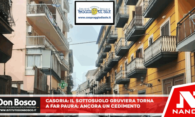 Casoria, il sottosuolo gruviera torna a far paura: ancora un cedimento Allarme al corso Umberto. Sgomberate quattro famiglie.per danni statici a un fabbricato.