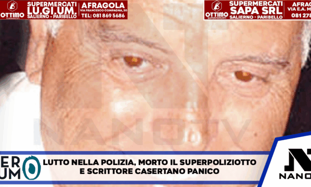 Lutto nella polizia, morto il superpoliziotto e scrittore casertano Panico