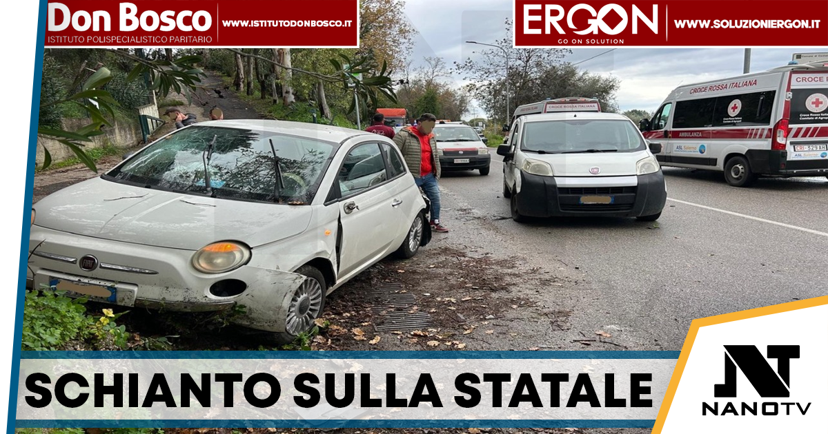 Castellabate, incidente sulla Via del Mare: tre donne ferite
