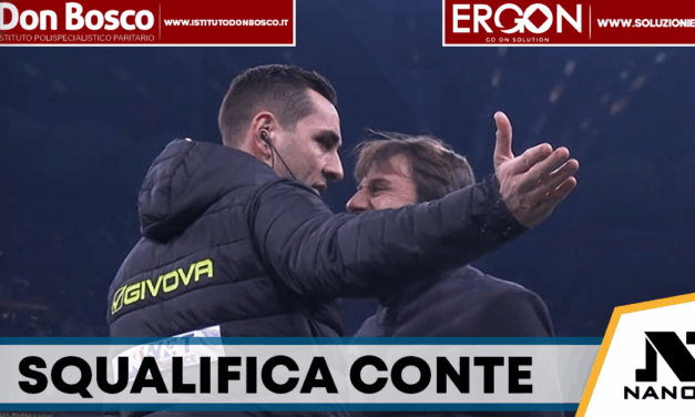 Squalifica Conte, arriva la decisione del giudice sportivo in vista della Juventus