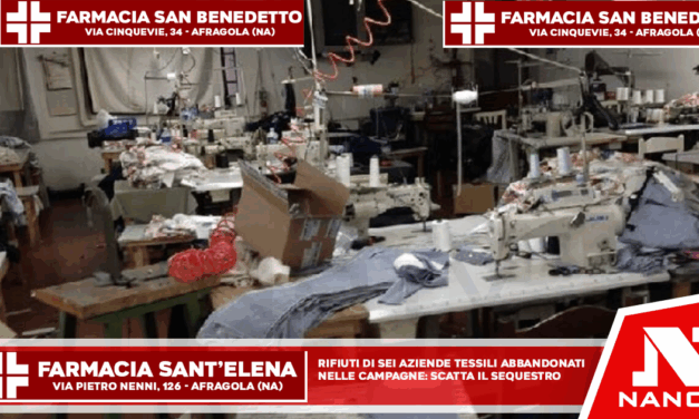 Rifiuti di sei aziende tessili abbandonati nelle campagne: scatta il sequestro