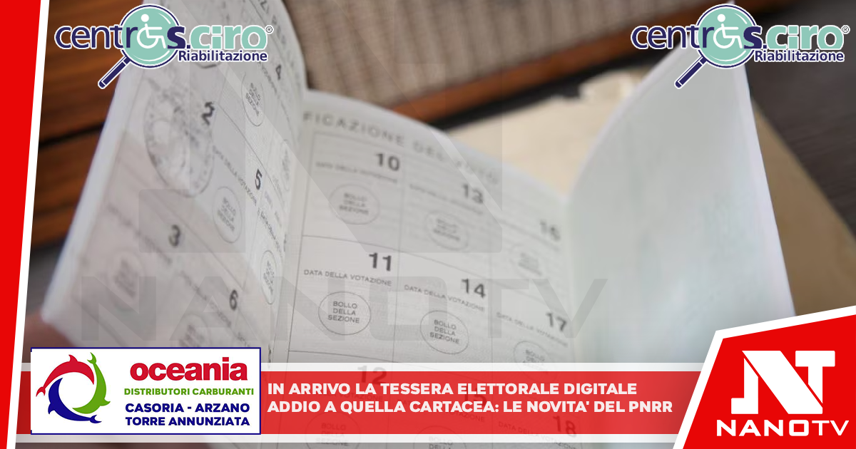 In arrivo la tessera elettorale digitale, addio a quella cartacea: la novità nel decreto Pnrr