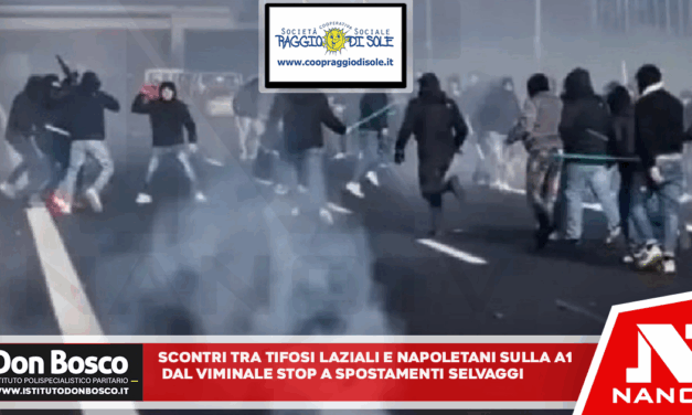 Scontri tra tifosi laziali e napoletani sulla A1, dal Viminale stop a spostamenti selvaggi: itinerari autorizzati e società responsabili