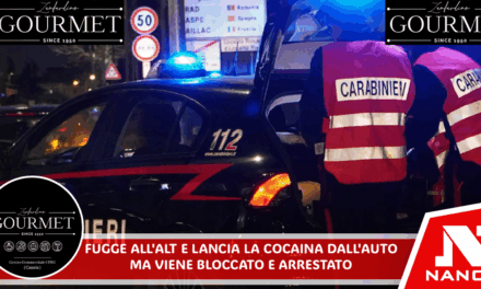 Fugge all’alt e lancia la cocaina dall’auto ma viene bloccato e arrestato