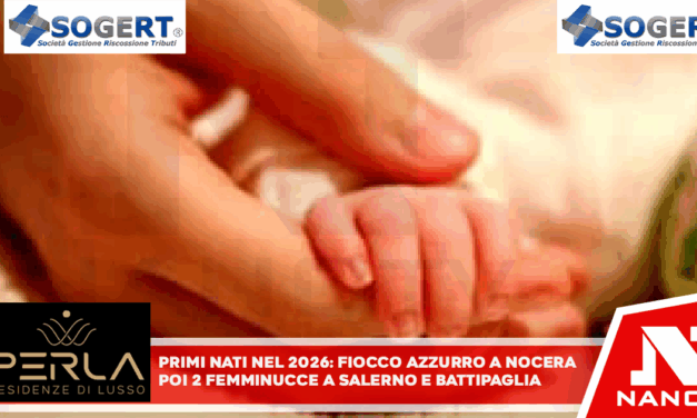 Primi nati nel 2026: fiocco azzurro a Nocera, poi due femminucce a Salerno e Battipaglia