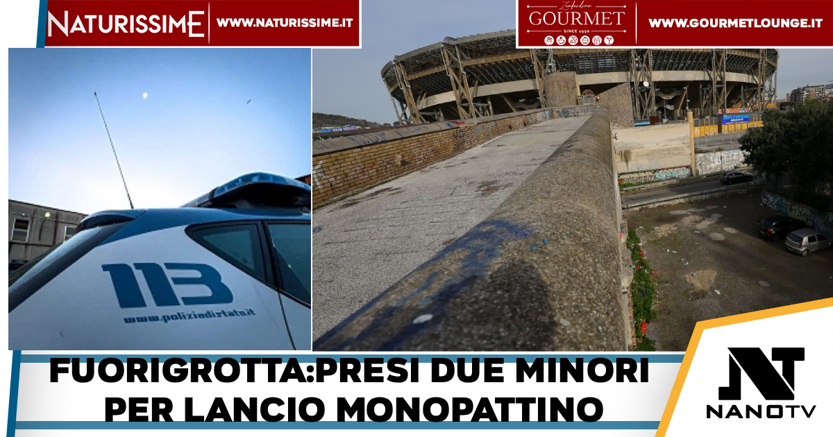 Fuorigrotta: monopattino lanciato dal SERT. La Polizia di Stato denuncia due minorenni.