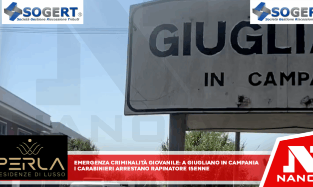 Emergenza criminalità giovanile: Giugliano in Campania. Carabinieri arrestano rapinatore 15enne