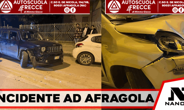 Afragola, incidente in via della Liberazione: traffico rallentato