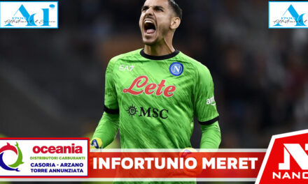 Nuovo infortunio per Meret: la nota del Napoli