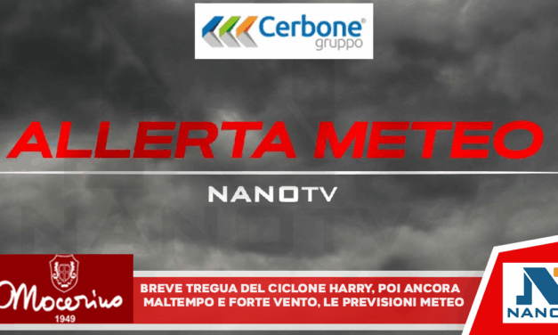 Breve tregua dal ciclone Harry, poi ancora maltempo e forte vento: le previsioni meteo