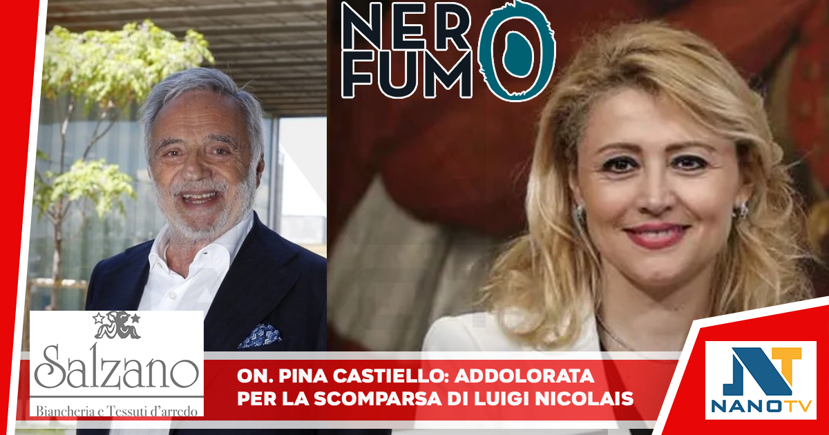 On. Pina Castiello: Addolorata per la scomparsa di Luigi Nicolais .
