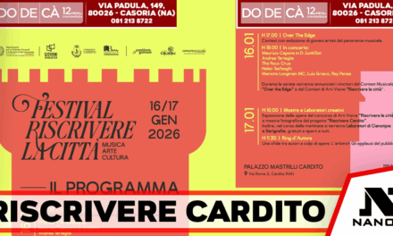 Cardito, due giorni di musica, arte e cultura con il “Riscrivere la Città Fest”