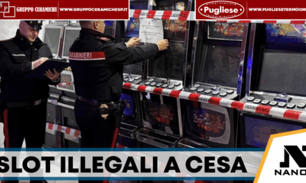 Slot illegali nel Casertano, maxi blitz a Cesa: sequestrate 11 macchinette