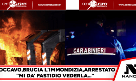 Soccavo: Incendia i cassonetti e fugge. Carabinieri arrestano il piromane