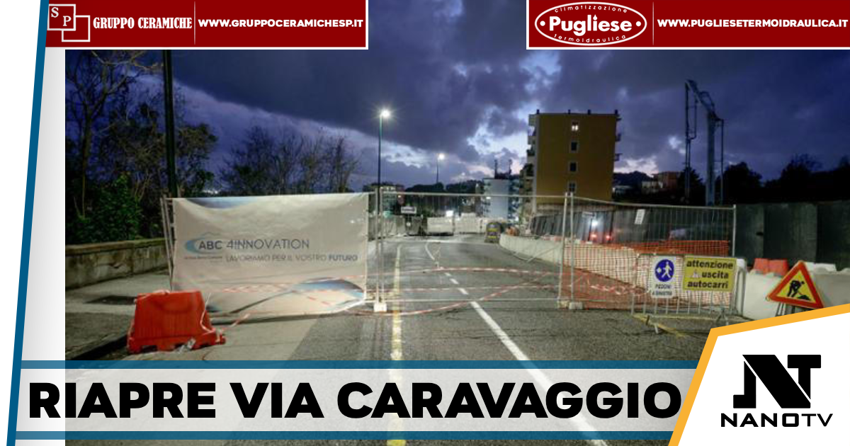 Napoli, via Caravaggio riapre oggi alle 14 dopo il cedimento fognario