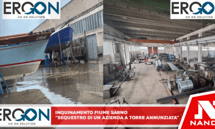 *Inquinamento fiume Sarno: sequestro di un’azienda a Torre Annunziata*