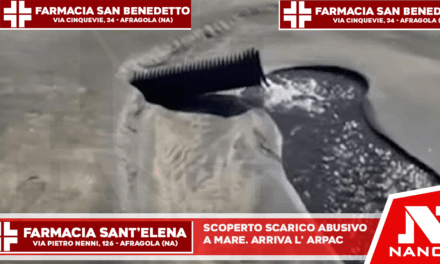 Scoperto scarico abusivo a mare: arriva l’Arpac