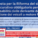 Proposta – Riforma del sistema assicurativo obbligatorio per la responsabilità civile – RCA