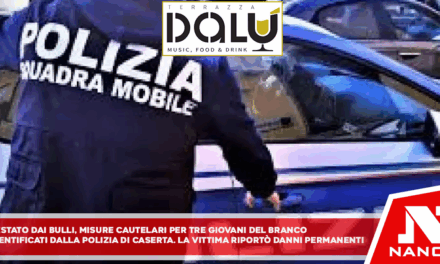 Pestato dai bulli, misure cautelari per tre giovani del branco Identificati dalla polizia a Caserta. La vittima riportò danni permanenti