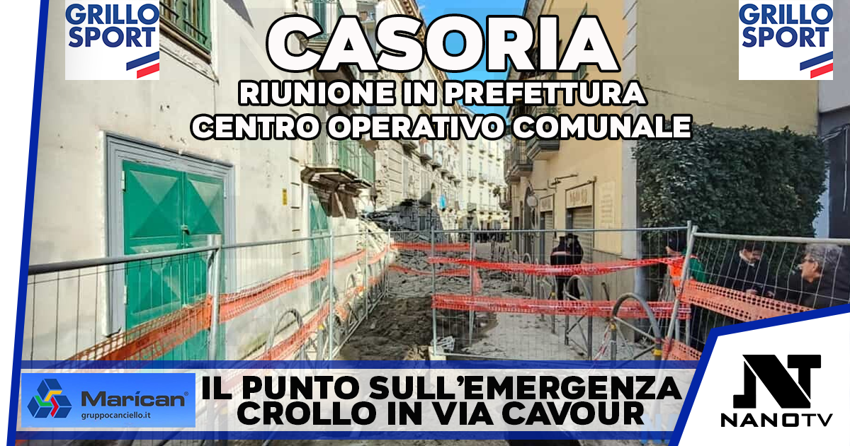Casoria. Riunione in Prefettura del Centro Operativo Comunale: emergenza crollo via Cavour