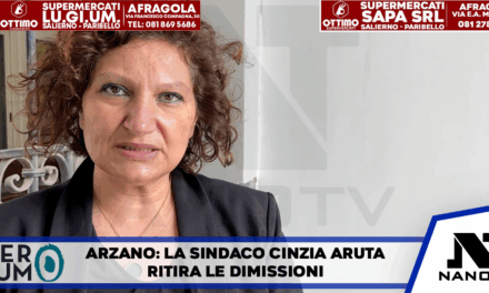Arzano, la sindaca Cinzia Aruta ritira le dimissioni