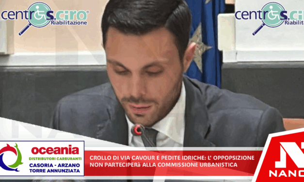 Crollo di via Cavour e perdite idriche: l’opposizione non parteciperà alla commissione urbanistica