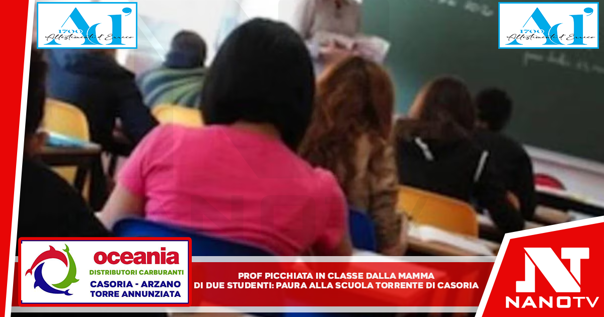 Prof picchiata in classe dalla mamma di due studenti: paura alla scuola Torrente di Casoria