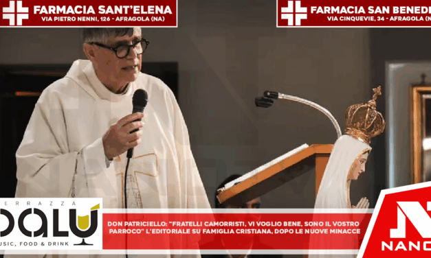 Don Patriciello, ‘fratelli camorristi, vi voglio bene, sono il vostro parroco’ L’editoriale su Famiglia Cristiana dopo le nuove minacce