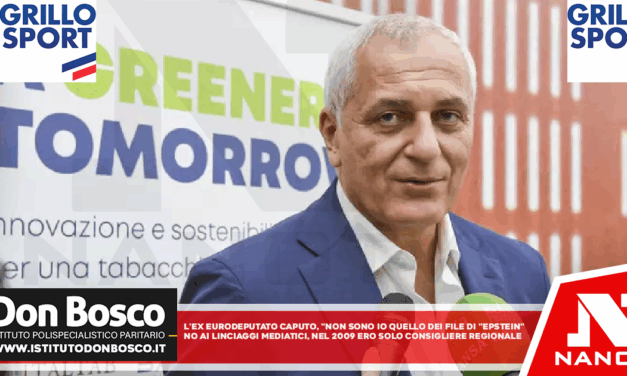 L’ex eurodeputato Caputo, ‘non sono io quello dei file di Epstein’ ‘No a linciaggi mediatici. Nel 2009 ero solo un consigliere regionale’