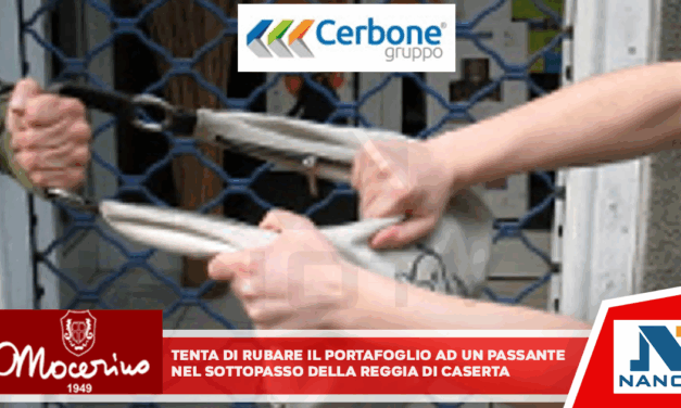 Tenta di rubare il portafoglio ad un passante nel sottopasso della Reggia