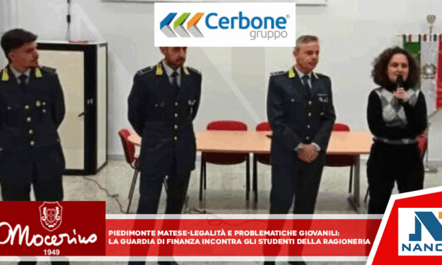 Piedimonte Matese – Legalità e problematiche giovanili: la Guardia di Finanza incontra gli studenti della Ragioneria